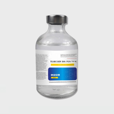 ভেটেরিনারি ইনজেকশনযোগ্য ওষুধ গবাদি পশু টিলমিকোসিন ফসফেট সাবকুটেনিয়াস টিলমিকোসিন ইনজেকশন 30% CAS108050-54-0