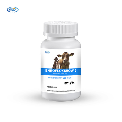 Enrofloxacin Veterinary Bolus Tablet 5mg Bolus মেডিসিন পোষা প্রাণীর জন্য