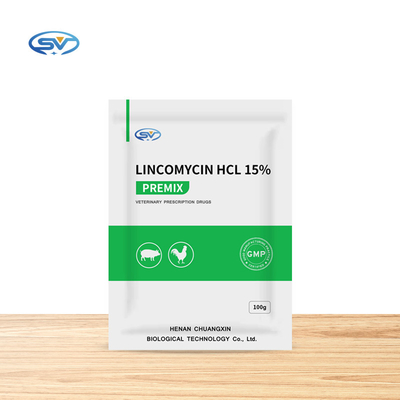 CAS 859-18-7 পশুচিকিত্সা APIs Lincomycin Hydrochloride Premix 15% GMP পশুদের জন্য